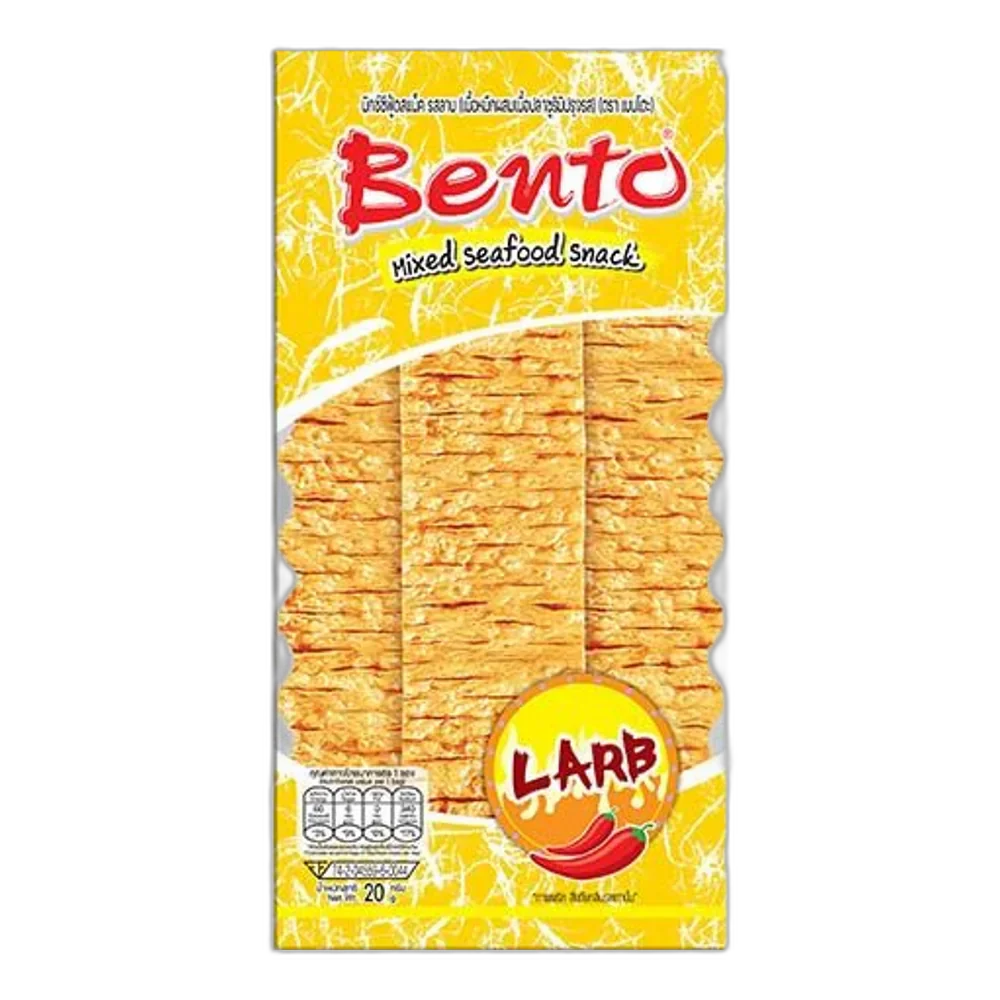 BENTO Seafood Snack 20G Larb Geschmack – Thai Seafood Snack