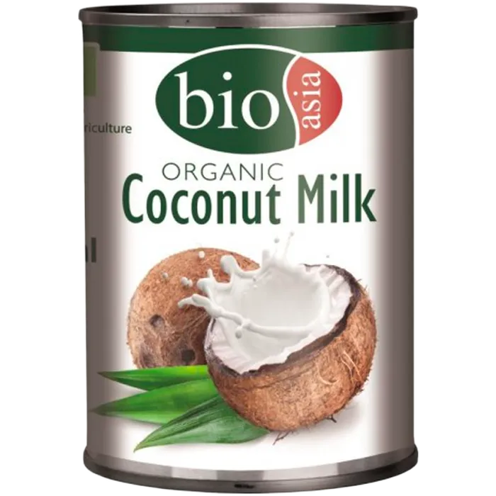 BIOASIA Organic Coconut Milk 400ML – Bio-Kokosmilch aus Sri Lanka