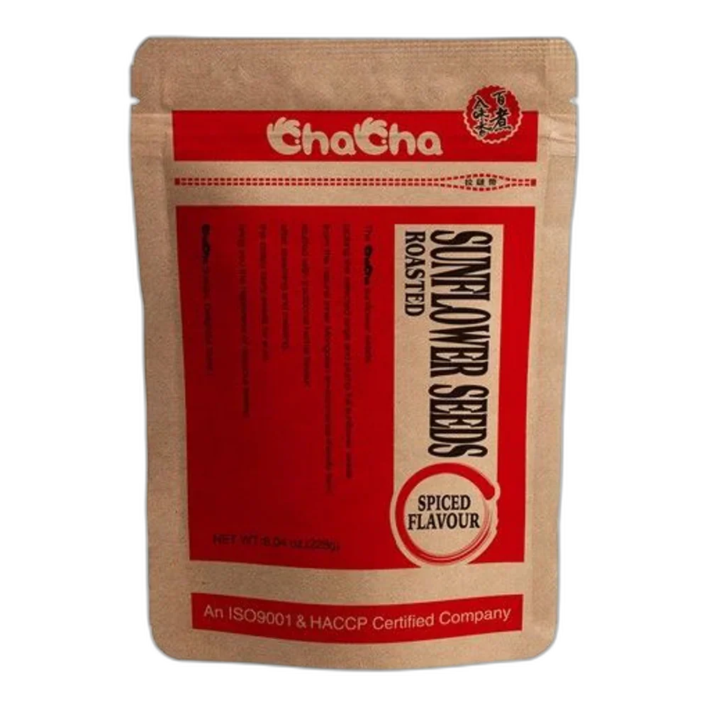 CHACHA Sonnenblumenkerne Geröstet Spicy 228G – Würziger Knabbersnack