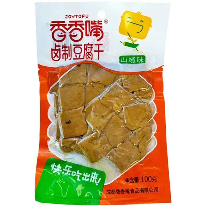 Dried Beancurd Pickled Wild Pepper Fl. 100G – Würziger Tofu Snack mit Wildpfeffer