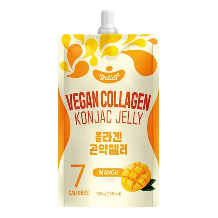 DELIEF Kollagen Konjak Jelly Mango 120g – Veganer Mango Jelly Snack