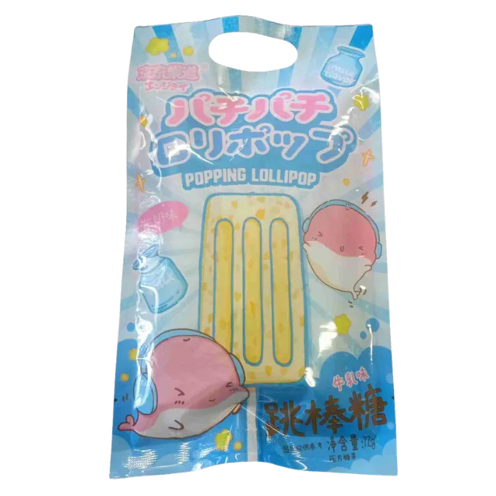 ENNJOI Popping Lollipop Milk 72G – Milch-Lutscher mit Popping-Effekt