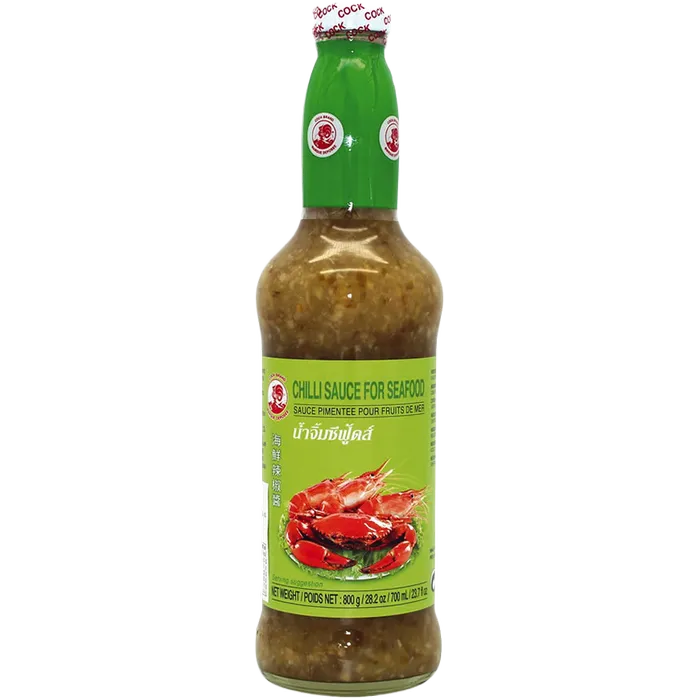 FLYING GOOSE Chilli Sauce Meeresfrüchte Grün 700ML – Grüne Chili-Knoblauch-Sauce
