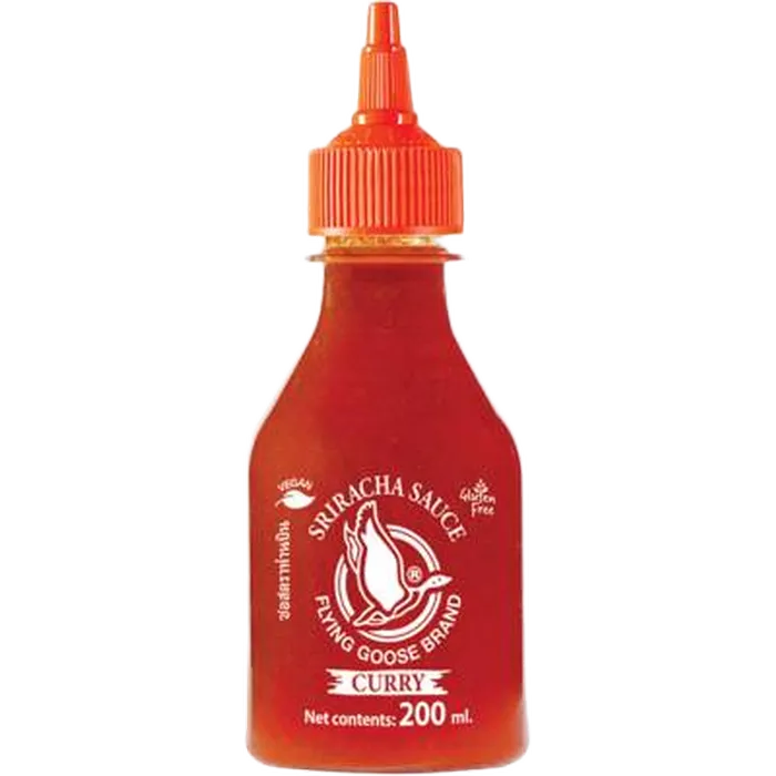 FLYING GOOSE Sriracha Curry 200ML – Scharfe Thai Chili Sauce