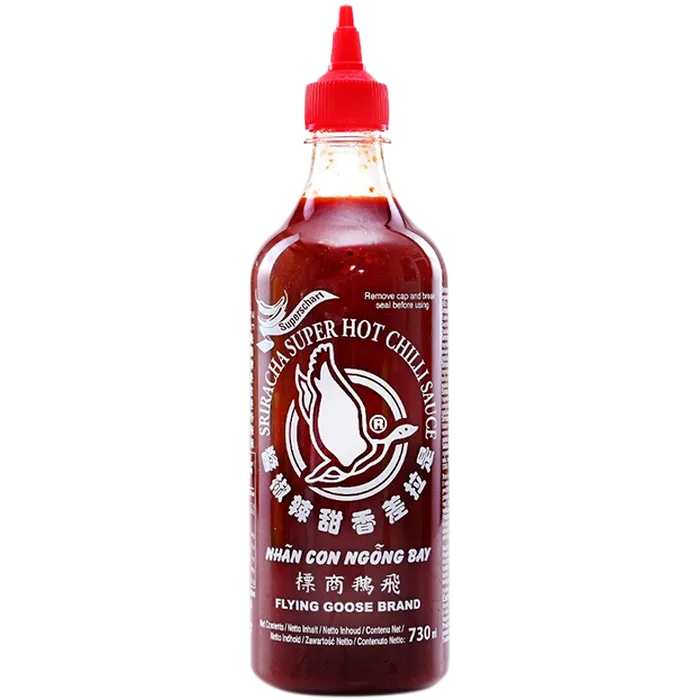 FLYING GOOSE Sriracha Extra Scharf 730ML – Sehr scharfe Thai Chilisauce
