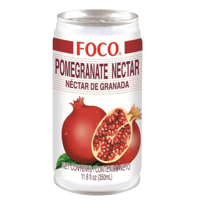 FOCO Granatapfel Getränk 350ML Dose – Fruchtiger Pomegranate Drink