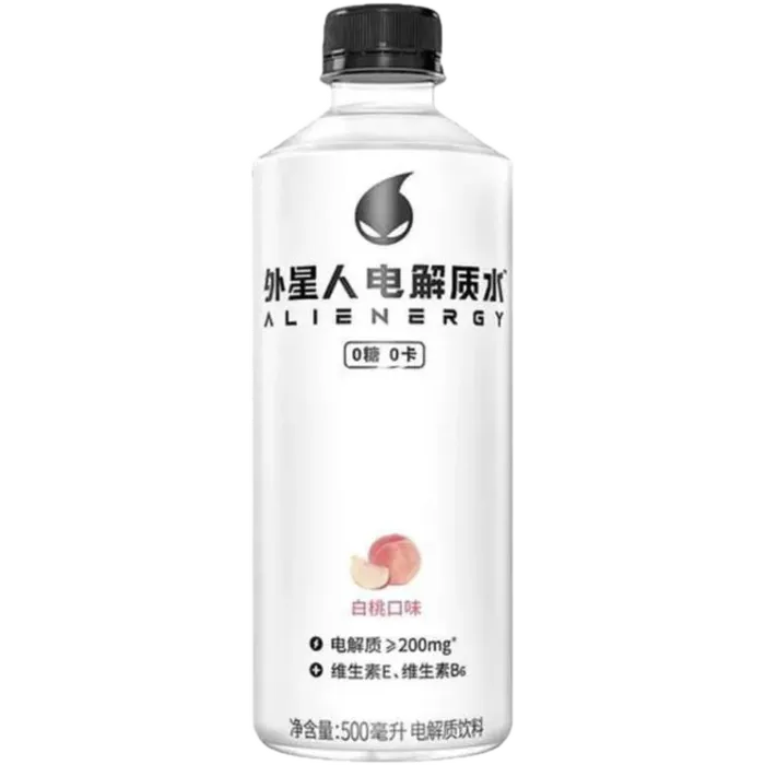 GENKI FOREST ALIENERGY WhitePeach Isotonic 500ML – Isotonisches Pfirsich-Getränk