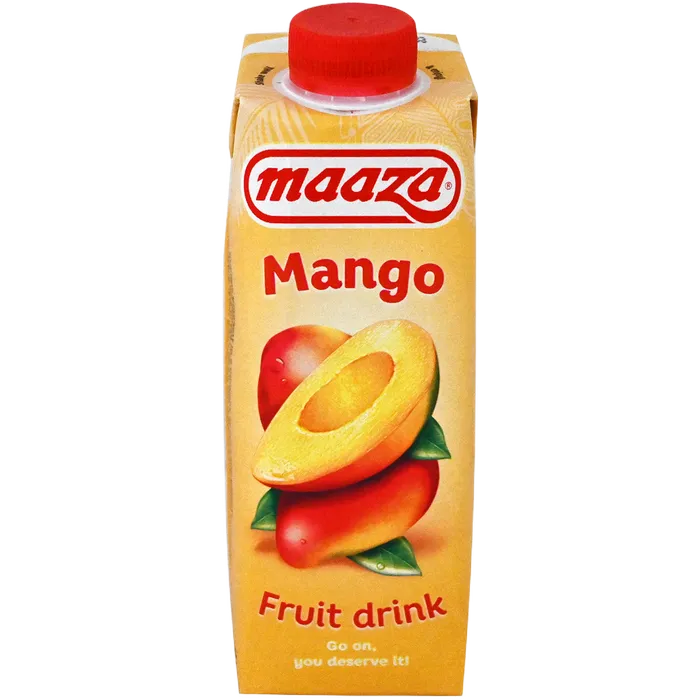 MAAZA Mango Getränk 330ML – Tropisches Mango-Fruchtsaftgetränk im Tetrapak