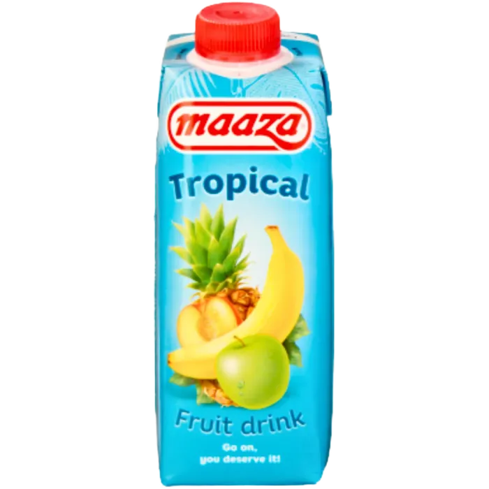 MAAZA Tropical Getränk 330ML – Tropisches Multi-Fruchtgetränk im Tetrapak