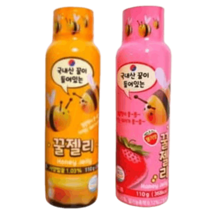 Honey Jelly Original & Strawberry 110G – Erdbeer-Honig Jelly Snack