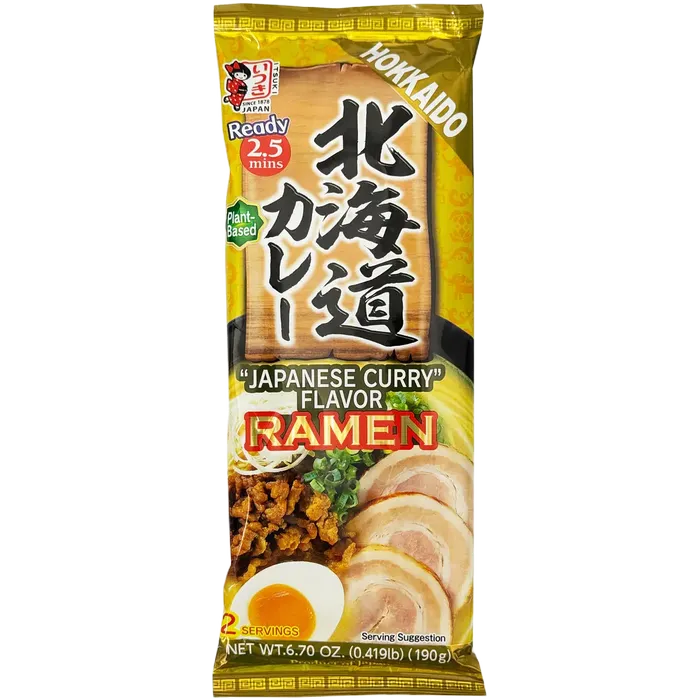 ITSUKI Ramen Hokkaido Curry 190G – Japanische Instant Ramen Nudelsuppe