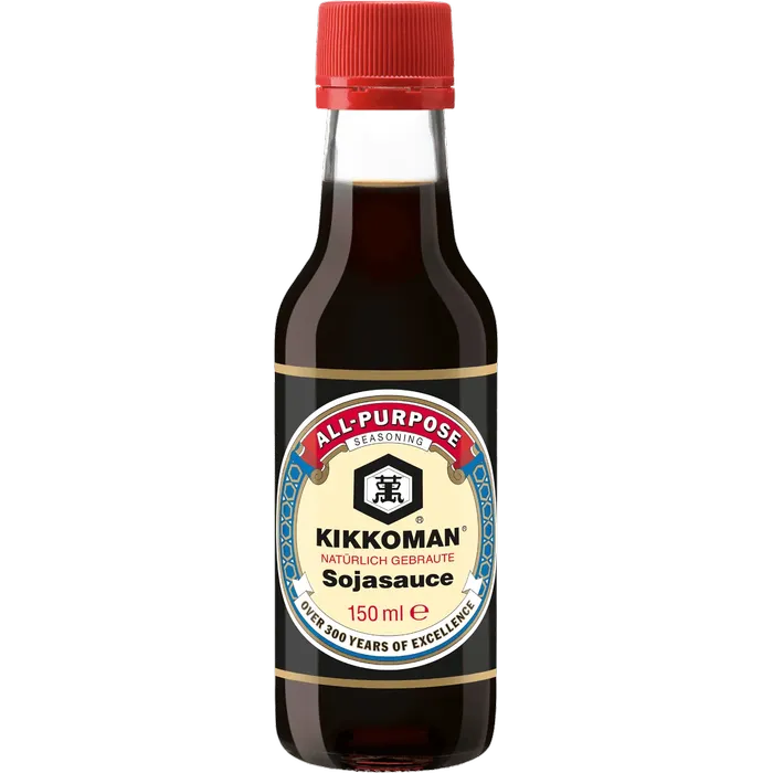 Kikkoman Sojasauce mit Dispenser 150ML – Natürlich gebraute Shoyu