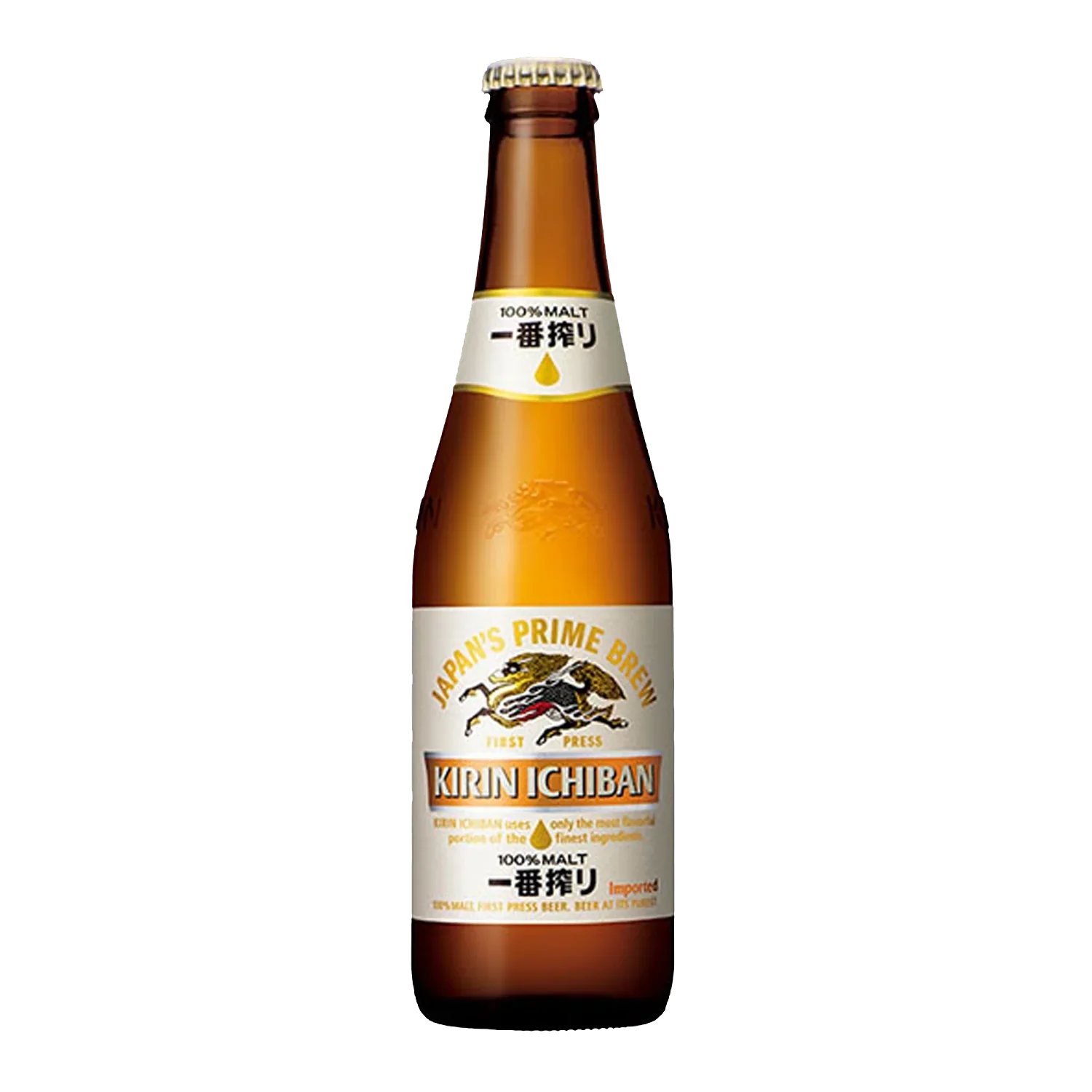 KIRIN Ichiban Bier Flasche Alk.5% 330ML – Japanisches Premium Lager