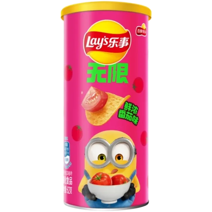 LAY'S Kartoffelchips Minions Rich Tomato 62G – Tomatenchips Limited Edition