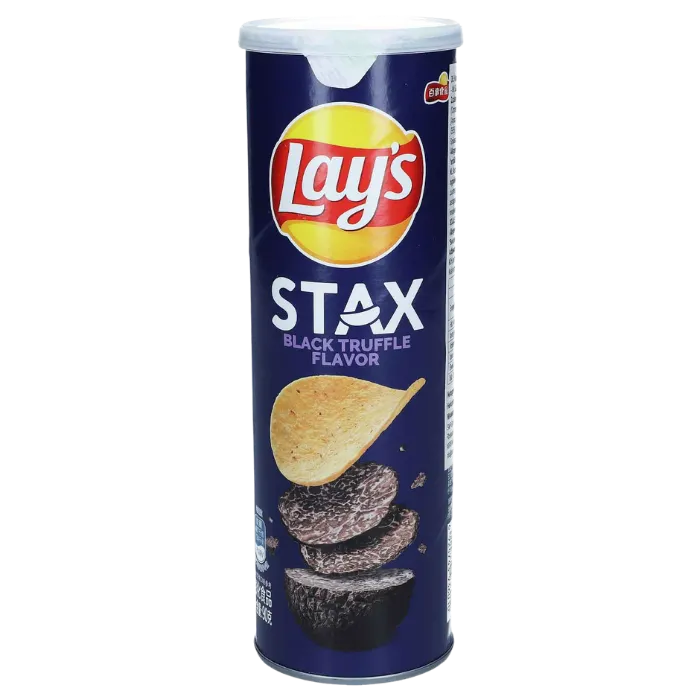 LAY'S Stax Black Truffle 90G – Stapelchips mit Trüffelgeschmack