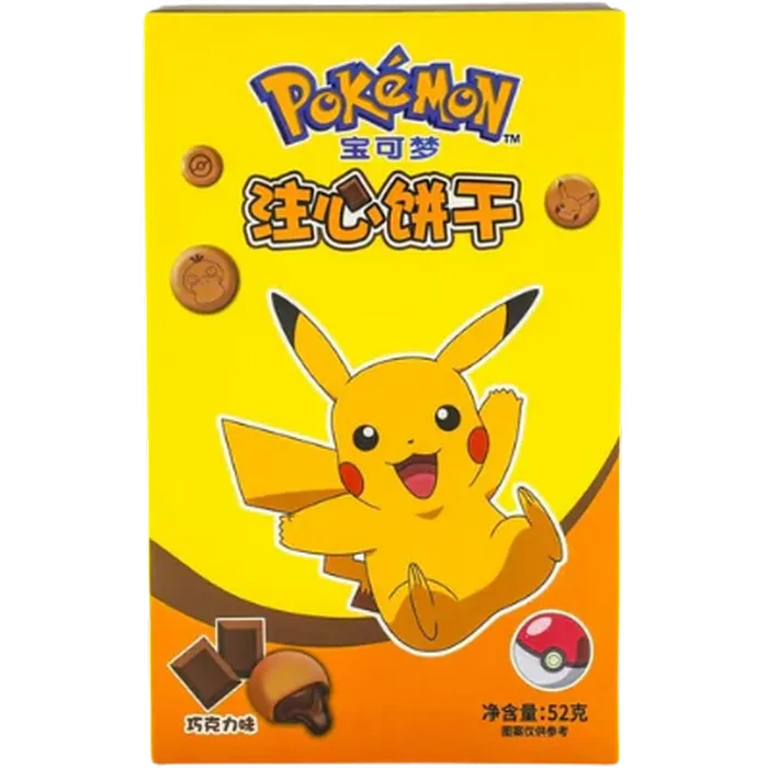 LEDA Pokémon Chocolate Tart Cookie & Sticker 82G – Schoko-Kekse mit Sticker