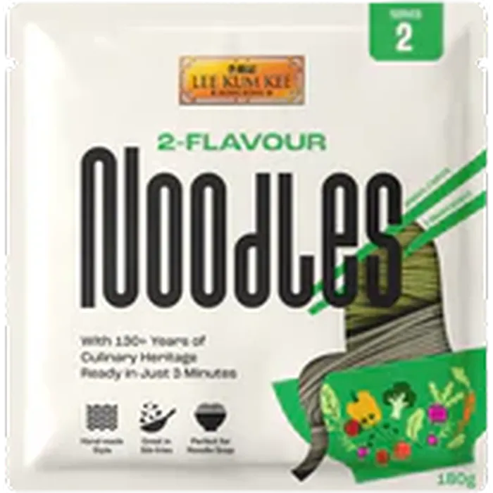 LKK 2 Flavor Noodles 108G – Spinat- & Soba-Nudeln