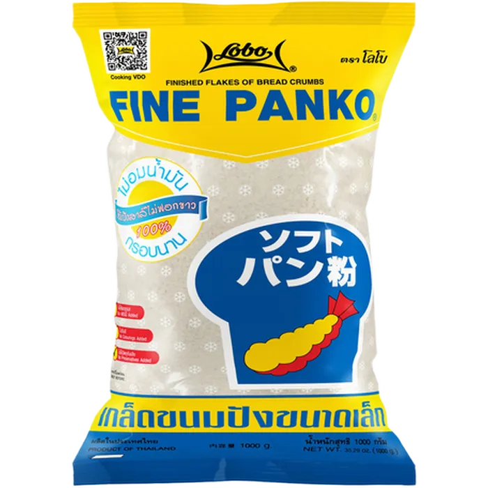 LOBO Brotkrumen Fein Panko 1KG – Feines Panko Paniermehl aus Thailand