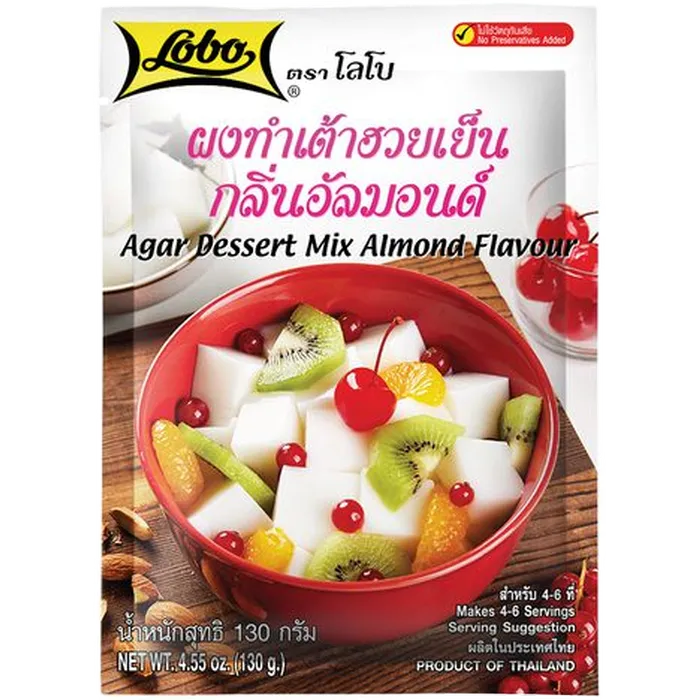 LOBO Dessertmix Mandel Agar 130G – Thai Agar Dessert mit Mandelgeschmack