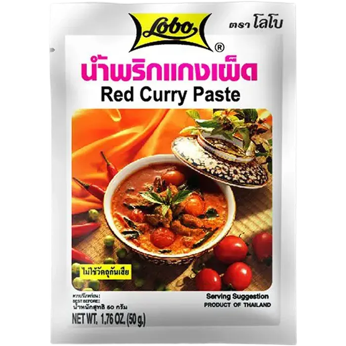 LOBO Red Curry Paste 50G – Authentische Thai Currypaste
