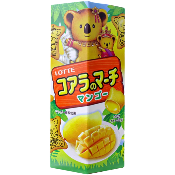 LOTTE Koala's March Mango Biskuit 37G – Gefüllte Mango Kekse