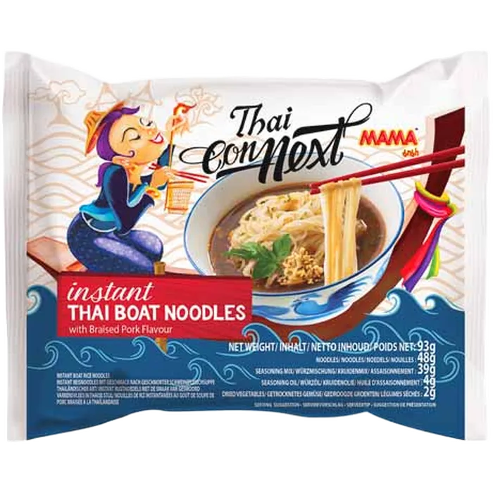 MAMA Thai Connext Boat Noodles 93G – Instant Reisnudeln Thai Style