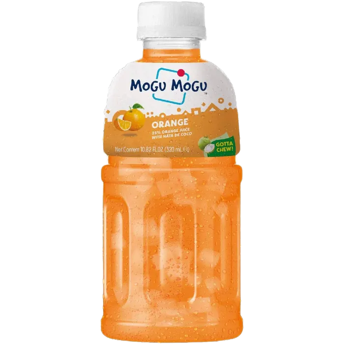 MOGU MOGU Orange 320ML – Orangendrink mit Nata de Coco