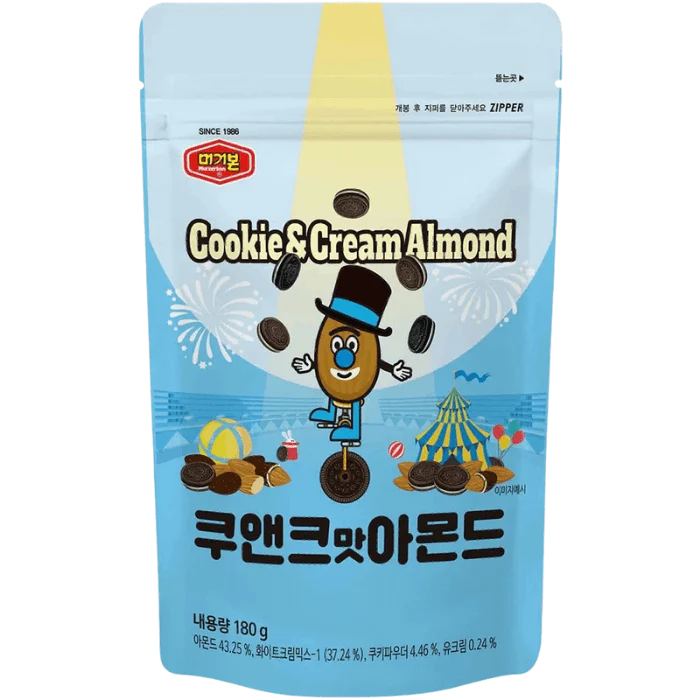MURGERBON Cookie & Cream Mandeln 25G