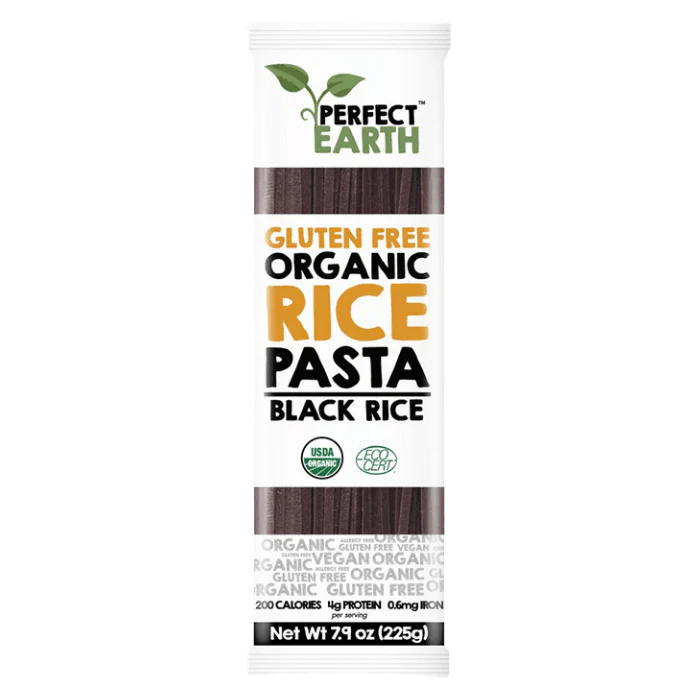 PERFECT EARTH Schwarz Bio Reisnudeln 225g – Glutenfreie Bio-Reisnudeln aus Thailand