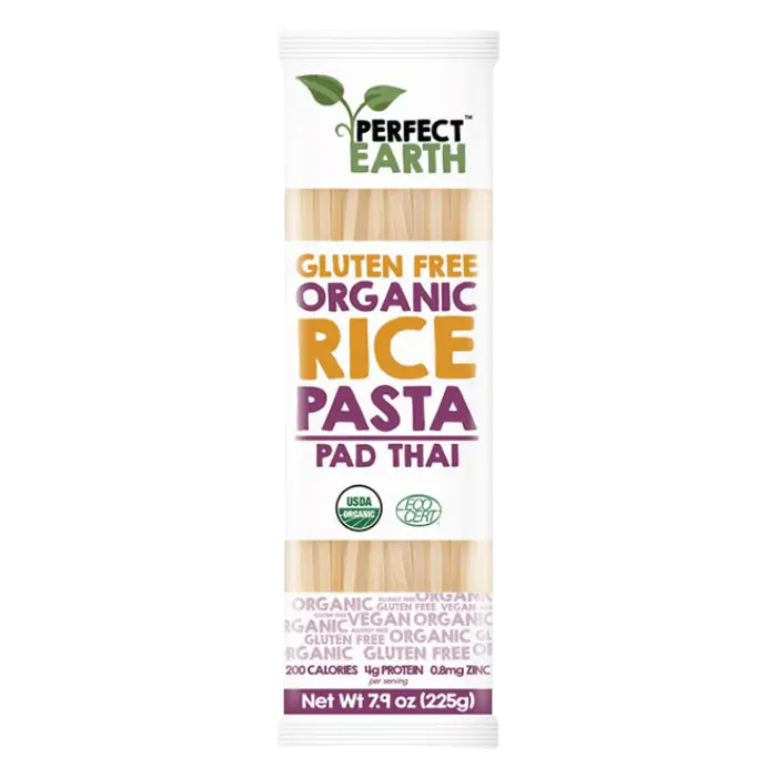 PERFECT EARTH Weiß Bio Reisnudeln 225g – Glutenfreie Bio-Reisnudeln aus Thailand