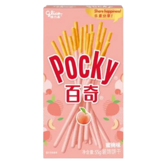POCKY Peach Pfirsich Biskuit Sticks 55G