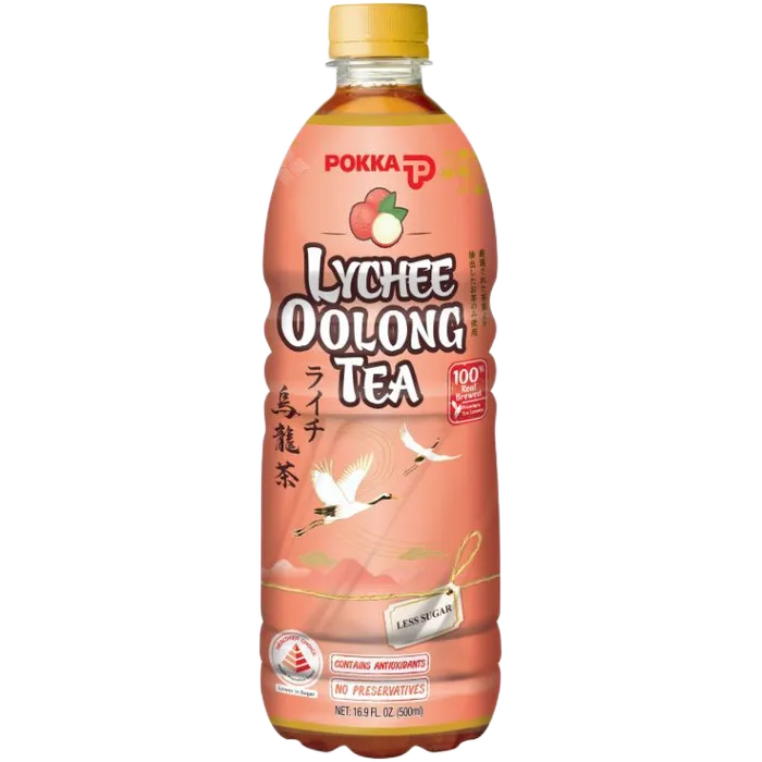 POKKA Eistee Lychee Oolong 500ML – Asiatischer Litschi-Oolong-Eistee
