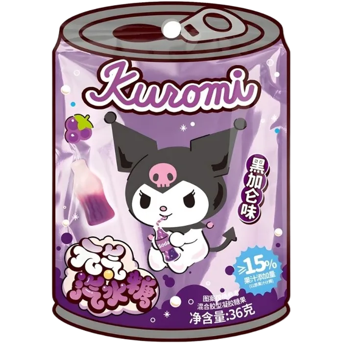 Quanji Kuromi Soda Candy Blackcurrant 36G – Schwarze-Johannisbeere-Soda-Süßigkeit