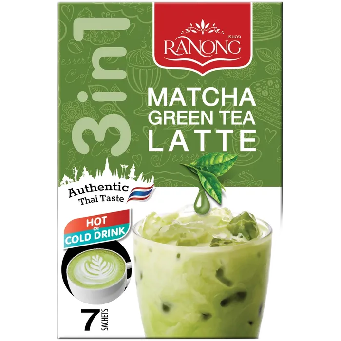 RANONG TEA Instant Matcha Green Tea Latte 119G – Cremiger Matcha Latte