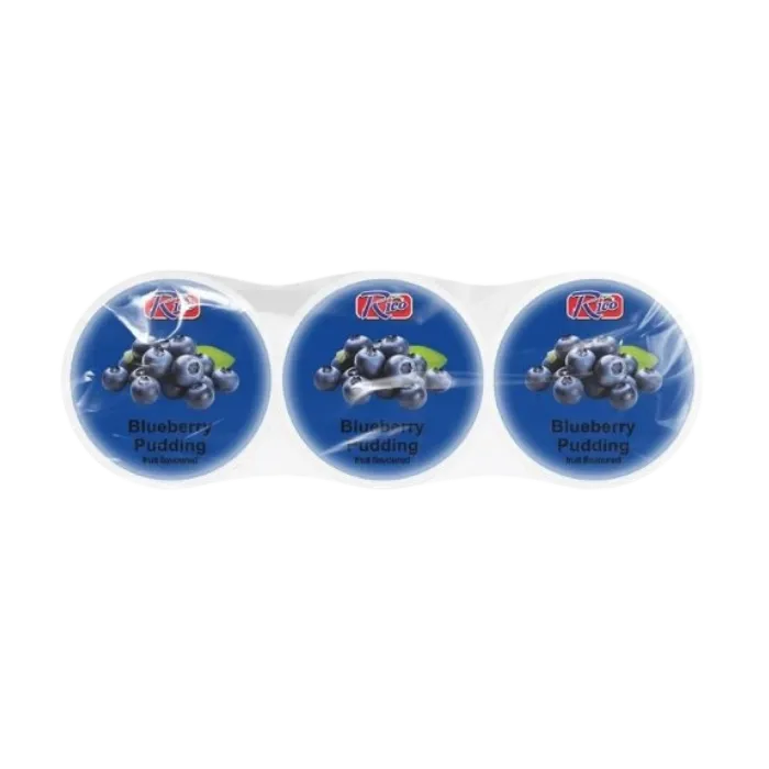 RICO Nata de Coco Blueberry 195G – Heidelbeer-Pudding mit Kokosgel