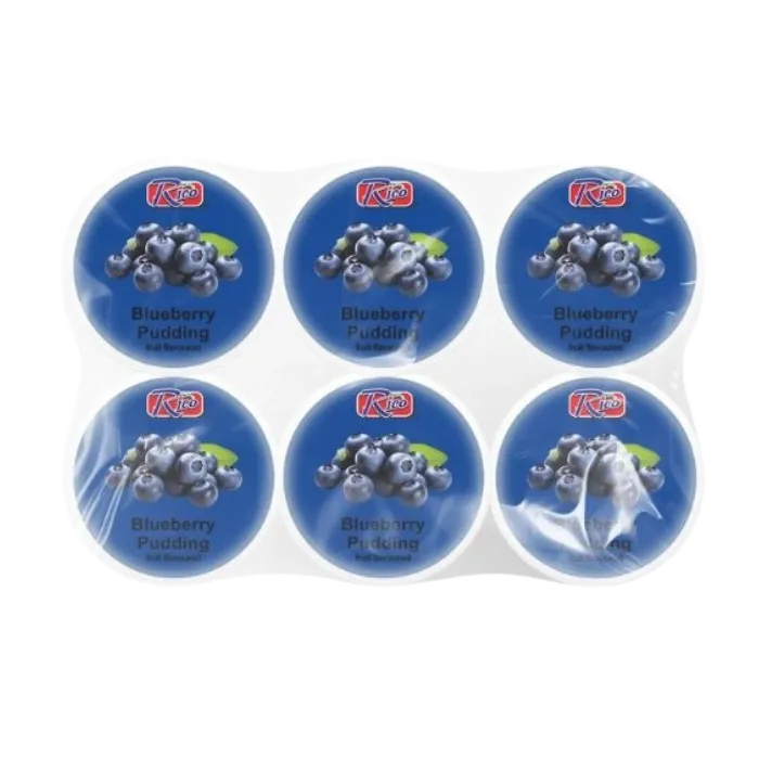 RICO Nata de Coco Blueberry 390G – Blaubeer-Pudding mit Kokosgelee