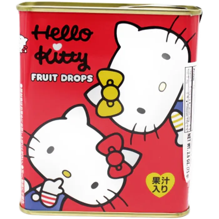 SAKUMA Hello Kitty Drops Can 75G – Japanische Fruchtbonbons in Sammlerdose