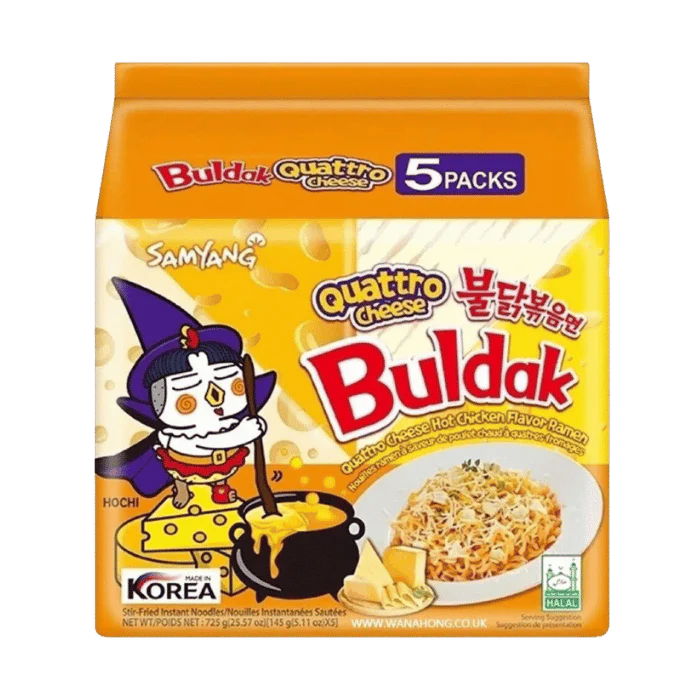 SAMYANG Buldak Ramen Quattro Cheese 5x145G
