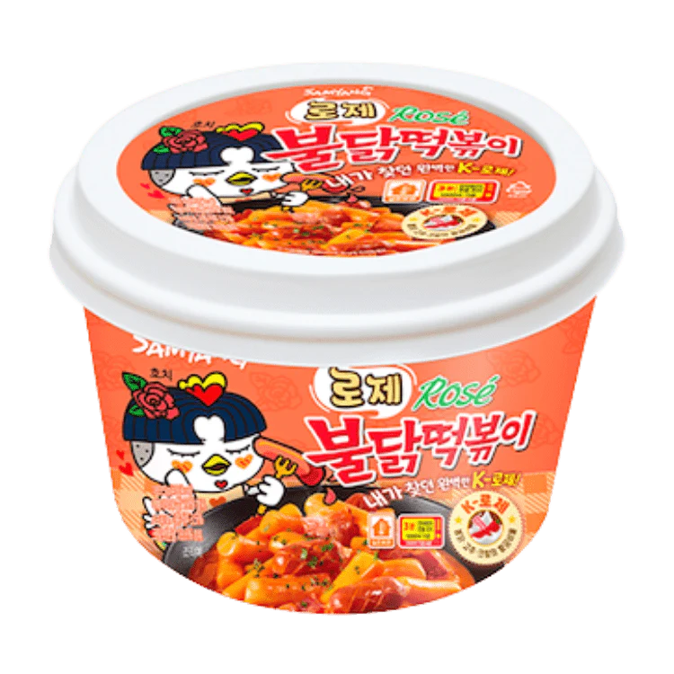 SAMYANG Buldak Rose Hot Chicken Teobokki Bowl 183g