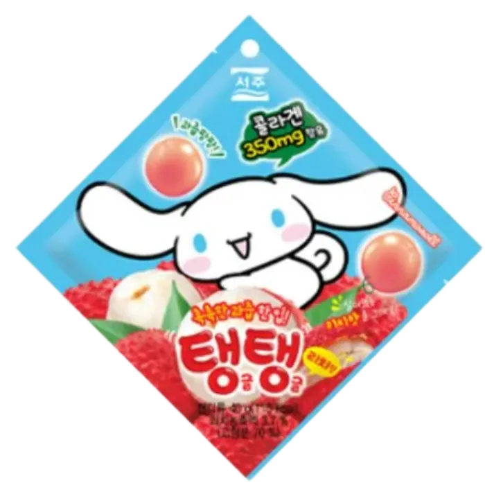 SANRIO Tang Tang Jelly Lychee 40G – Koreanisches Litschi Jelly