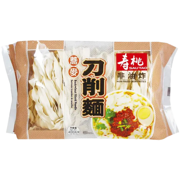 SAU TAO Buckwheat Sliced Noodle 400G – Buchweizen Schnittnudeln