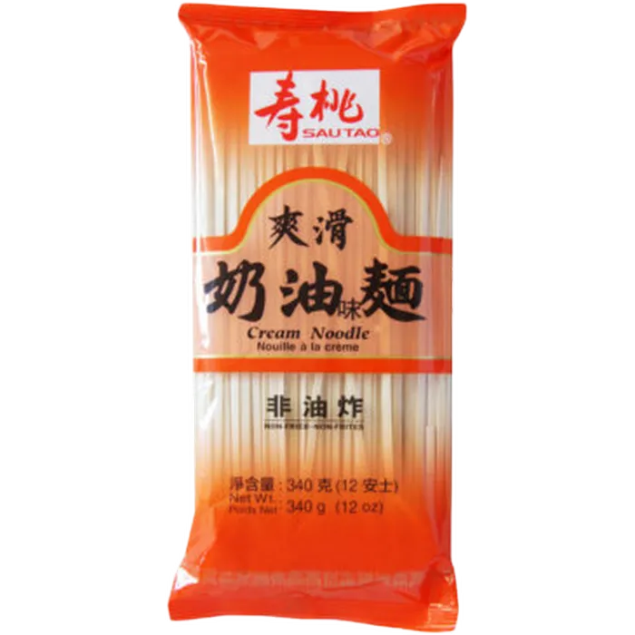 SAU TAO Cream Noodle 340G – Chinesische Weizennudeln mit cremigem Aroma