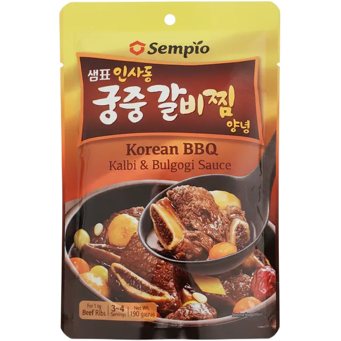 SEMPIO Korean Kalbi & Bulgogi Sauce 190G – Koreanische BBQ-Marinade