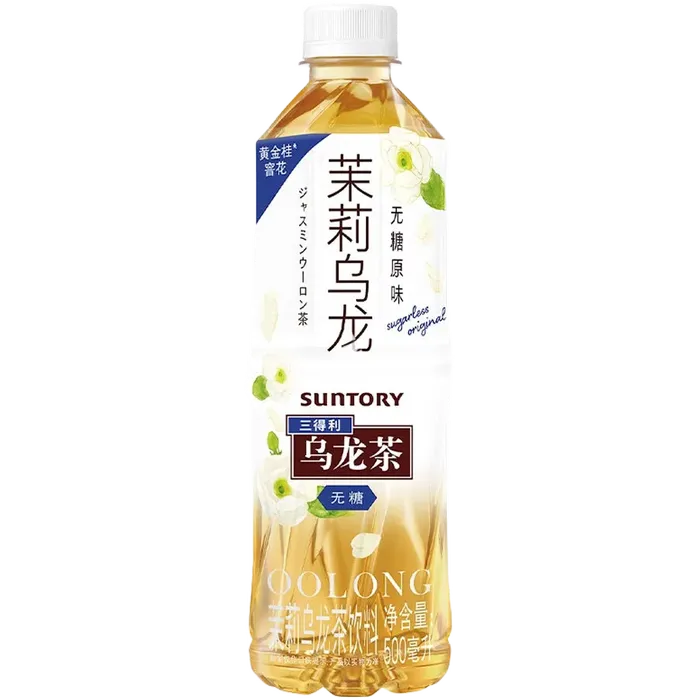 SUNTORY Jasmin Oolong Tee Sugar Free 500ML – Zuckerfreier Tee