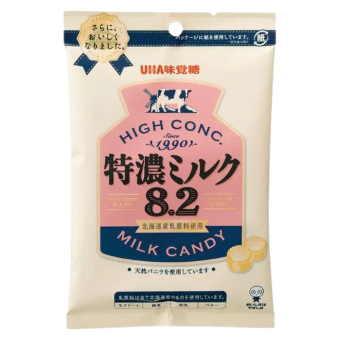 UHA Mikakuto Tokuno Milk Candy 88G – Japanische Milchbonbons