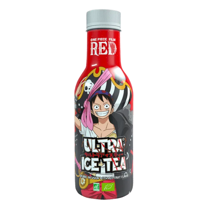 ULTRA ICE TEA BIO One Piece RED Luffy 500ML – Bio-Eistee