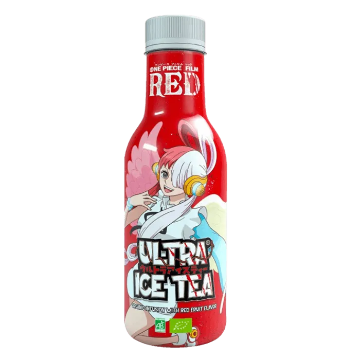 ULTRA ICE TEA BIO One Piece RED Uta 500ML – Bio Eistee aus der Schweiz