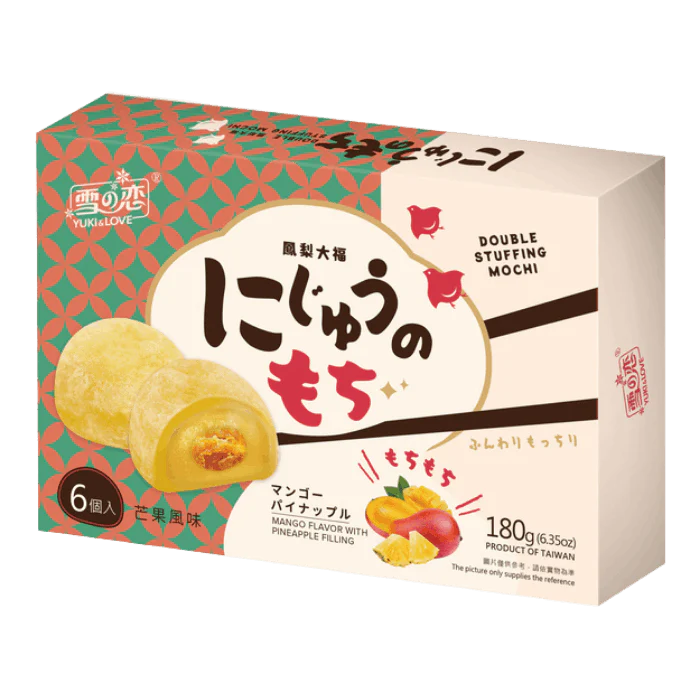 Y&L Ananas Mango Mochi 180g – Taiwanesische Mochi Süßigkeit