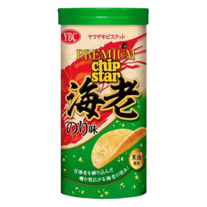YBC Chip Star Shrimp Seaweed Flavor 45G – Japanische Kartoffelchips